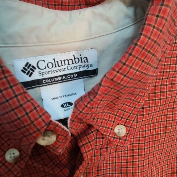 Columbia Men's button‎ up shirt Extra Large - Picture 8 of 9